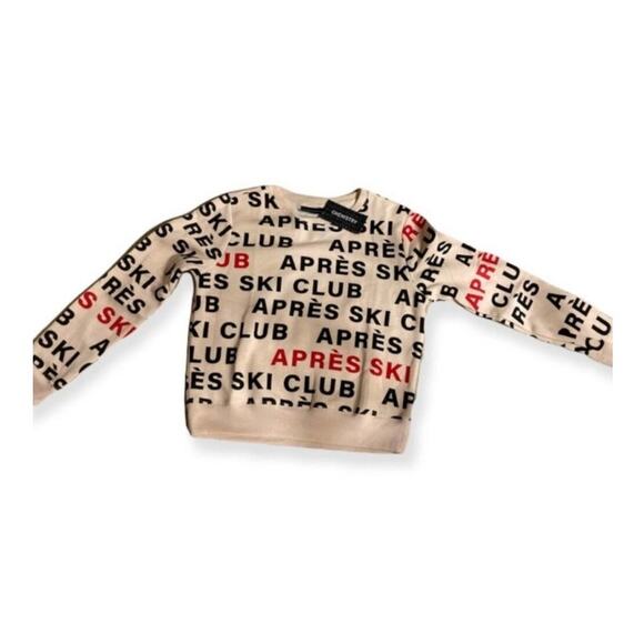 Apres-Ski Club by Chemistry Logo Crew Neck Sweatshirt NWT - Picture 9 of 11
